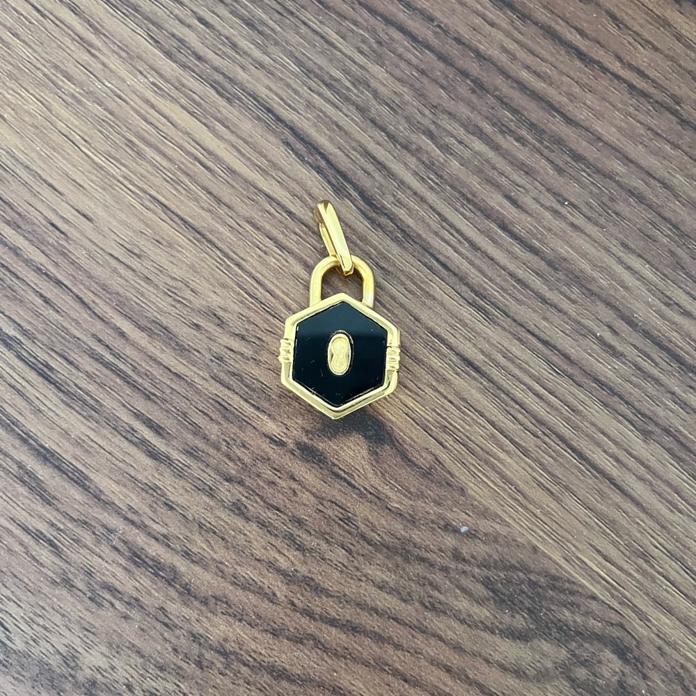 Missoma Hex Padlock Locket Clip-on Pendant